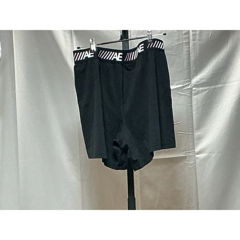 American Eagle Flex Men's Boxer Briefs Size S Black Stretch NWT $17.95
